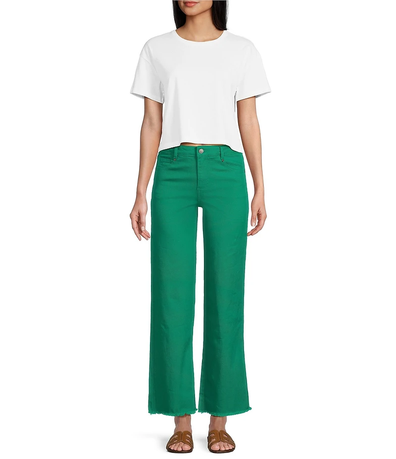 Copper Key Knit Solid Boxy T-Shirt