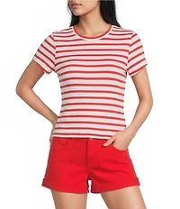 Copper Key Knit Striped Baby T-Shirt