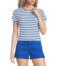 Copper Key Knit Striped Baby T-Shirt
