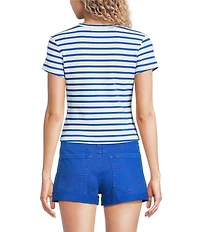 Copper Key Knit Striped Baby T-Shirt