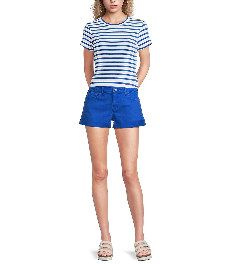 Copper Key Knit Striped Baby T-Shirt