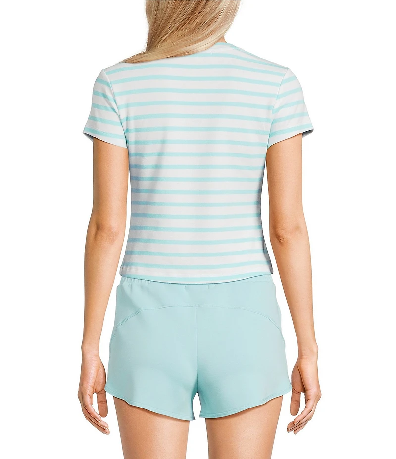 Copper Key Knit Striped Baby T-Shirt