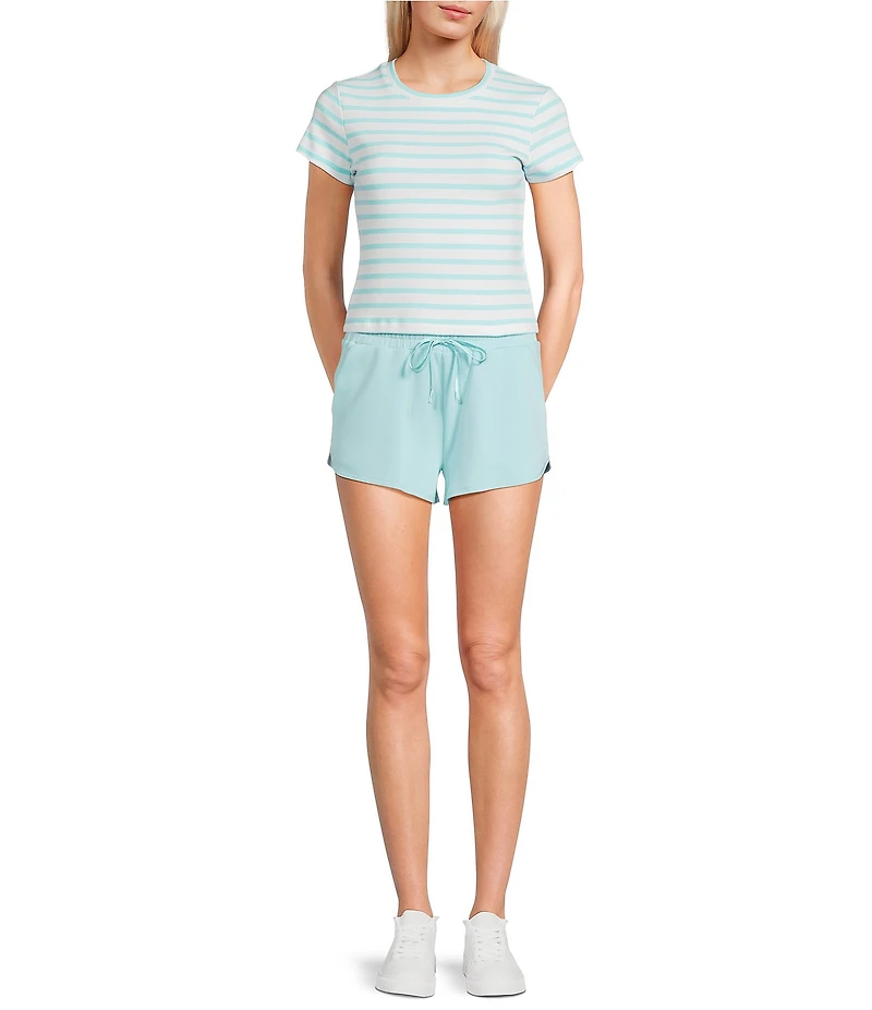 Copper Key Knit Striped Baby T-Shirt