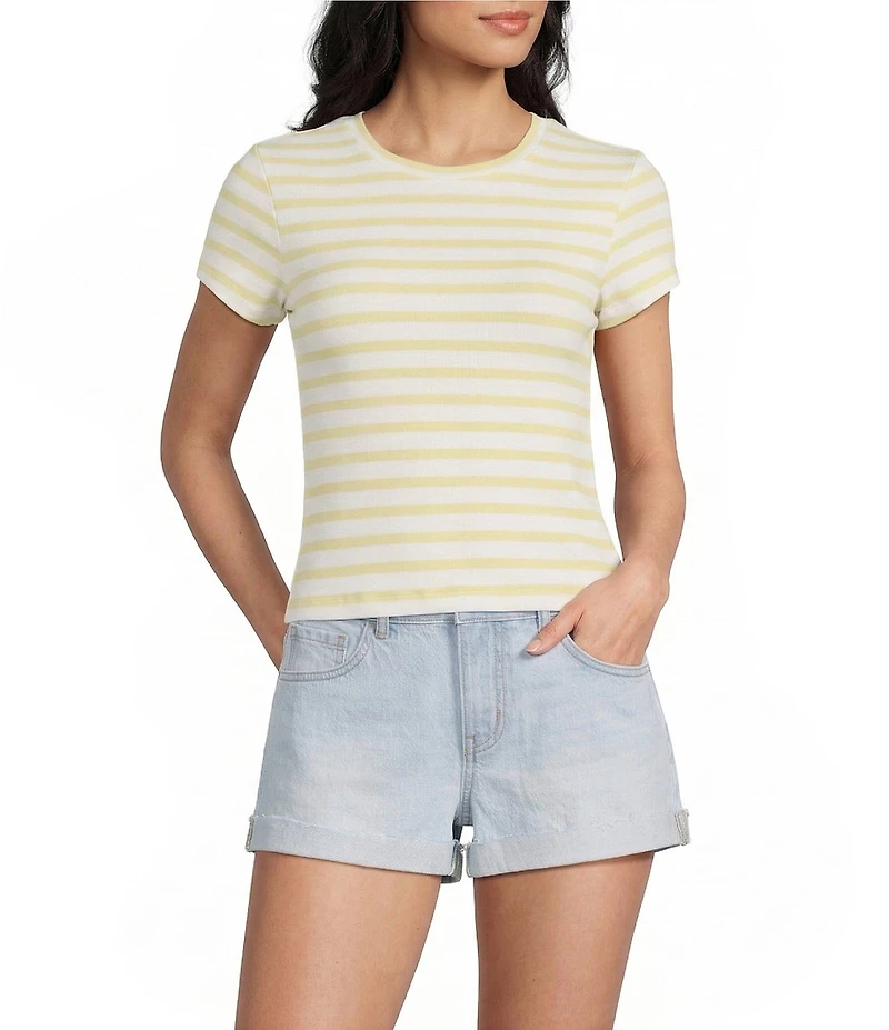 Copper Key Knit Striped Baby T-Shirt