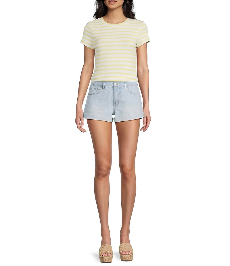 Copper Key Knit Striped Baby T-Shirt