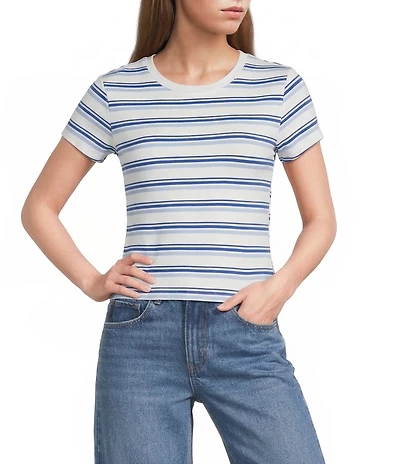 Copper Key Knit Striped Baby T-Shirt