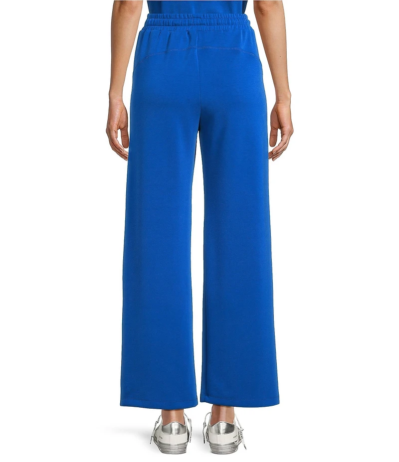 Copper Key Knit Wide Leg Pull On Coordinating Pants