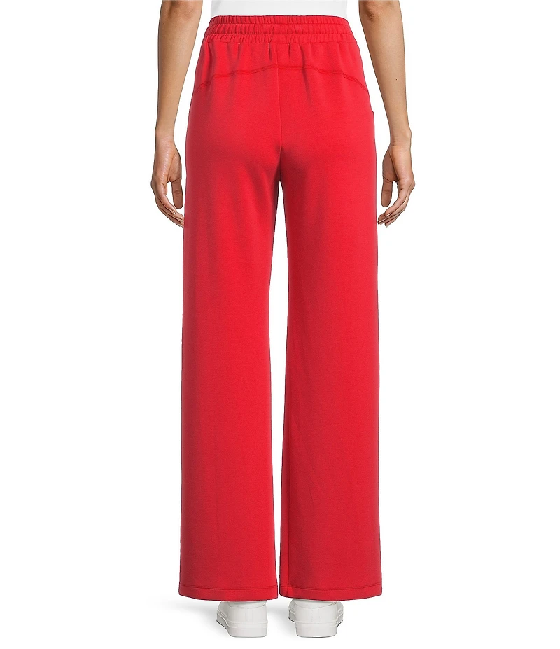 Copper Key Knit Wide Leg Pull-On Coordinating Pants