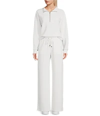 Copper Key Knit Wide Leg Pull On Coordinating Pants