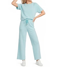 Copper Key Knit Wide Leg Pull On Coordinating Pants