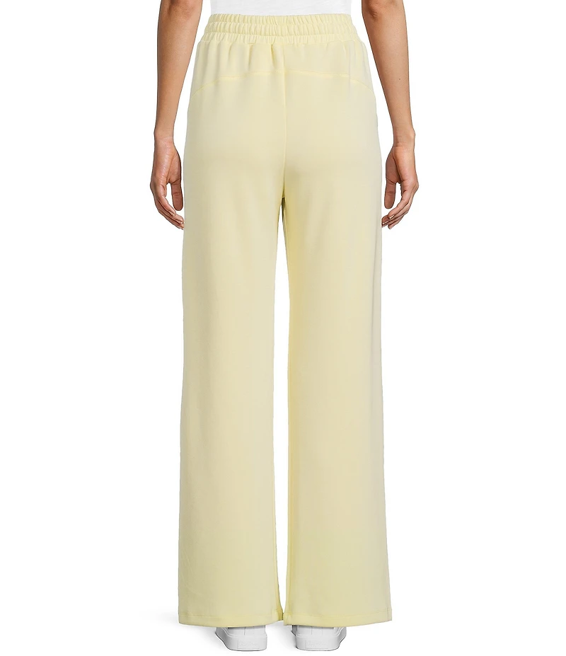 Copper Key Knit Wide Leg Pull On Coordinating Pants