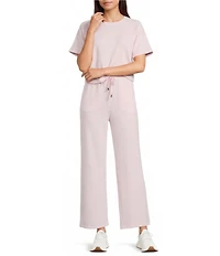 Copper Key Knit Wide Leg Pull On Coordinating Pants