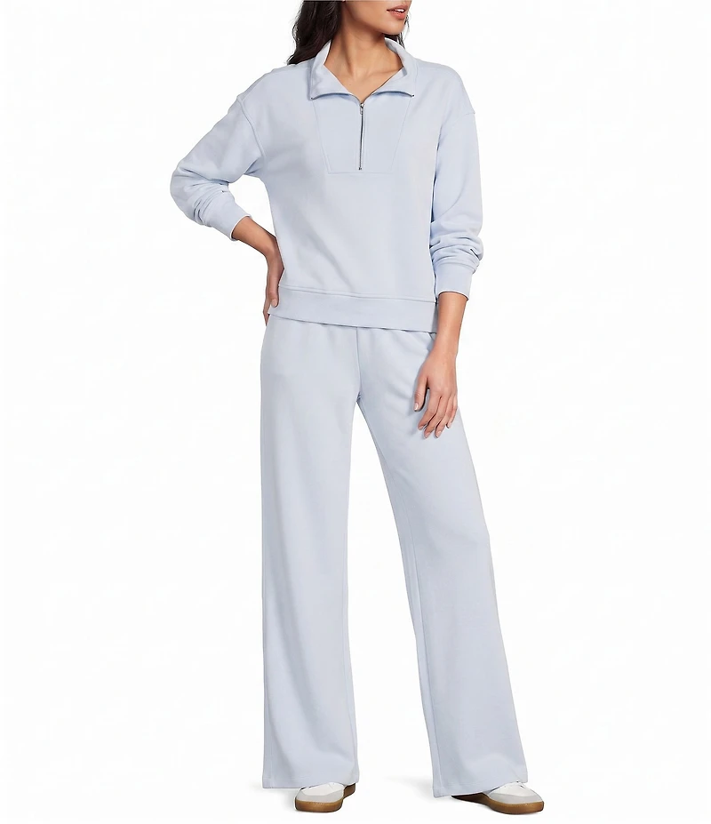 Copper Key Knit Wide Leg Pull-On Coordinating Pants