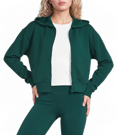 Copper Key Knit Zip Up Coordinating Hoodie