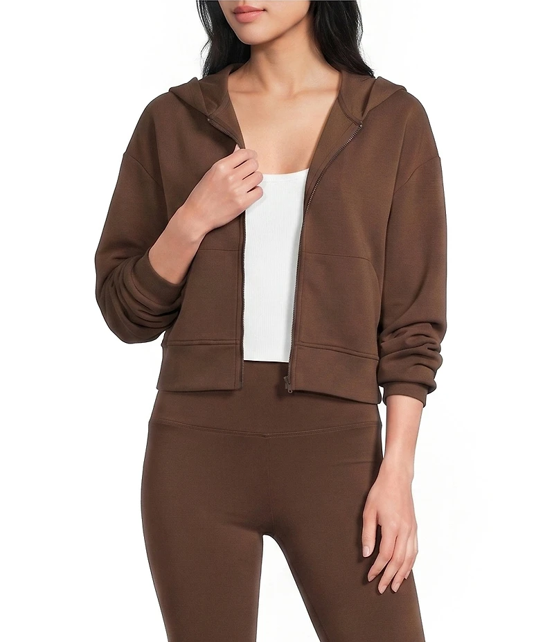 Copper Key Knit Zip Up Coordinating Hoodie