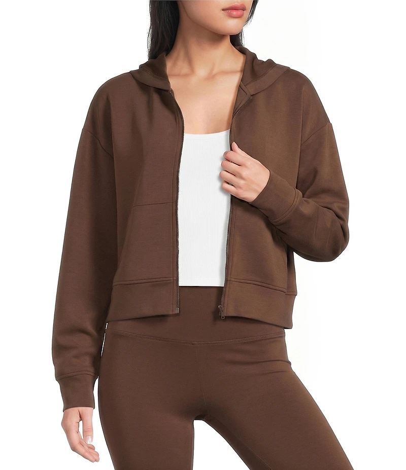 Copper Key Knit Zip Up Coordinating Hoodie