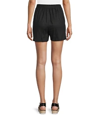 Copper Key Linen Blend Coordinating Shorts