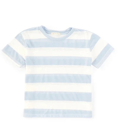 Copper Key Little Girls Wide Stripe Boxy T-Shirt