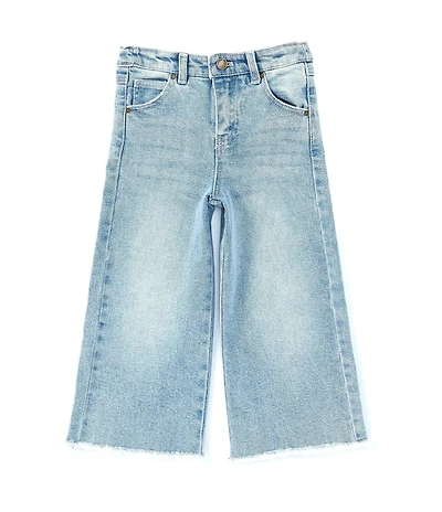 Copper Key Little Girls Wide Leg Denim Jeans
