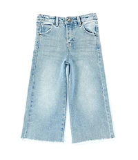 Copper Key Little Girls Wide Leg Denim Jeans