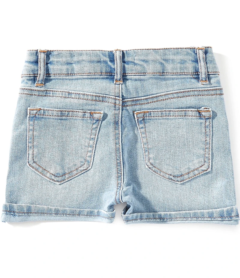 Copper Key Little Girls Cuffed Denim Shorts