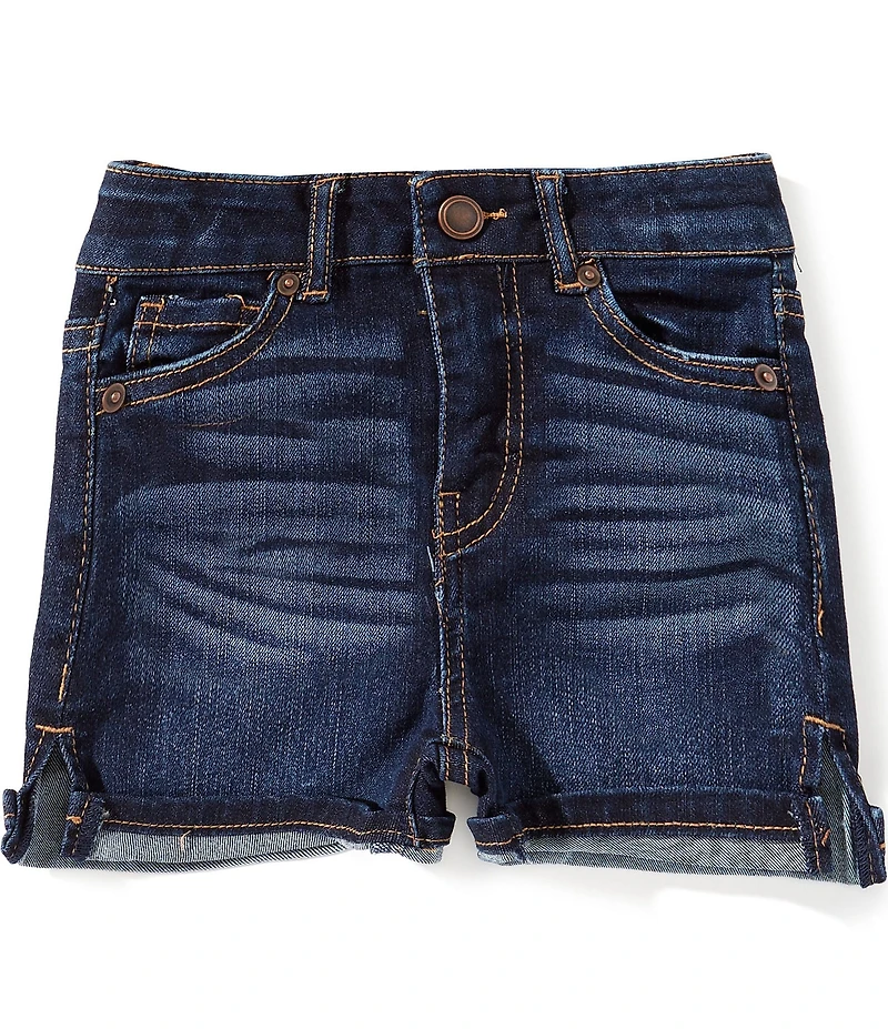 Copper Key Little Girls Cuffed Denim Shorts
