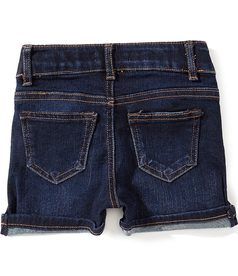 Copper Key Little Girls Cuffed Denim Shorts