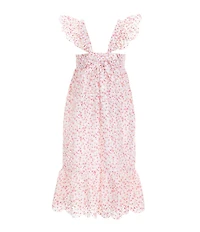 Copper Key Little Girls Eyelet Floral Midi Dress