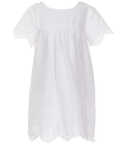 Copper Key Little Girls Eyelet Short Sleeve Dress