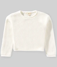 Copper Key Little Girls Jersey Roll Neck Sweater