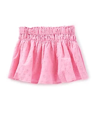 Copper Key Little Girls Preppy Eyelet Skirt