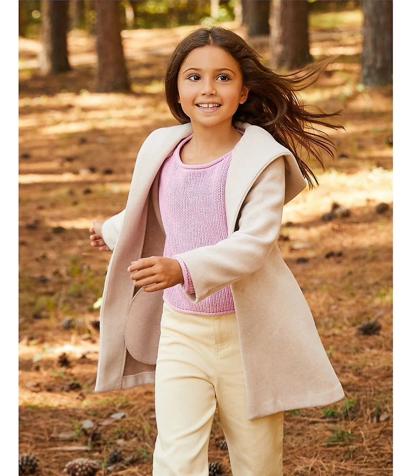 Copper Key Little Girls Hooded Robe Coat