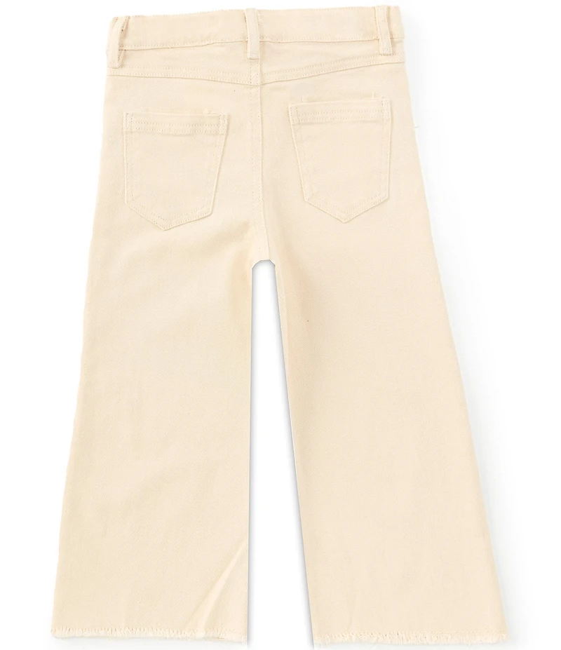 Copper Key Little Girls Wide Leg Denim Pants