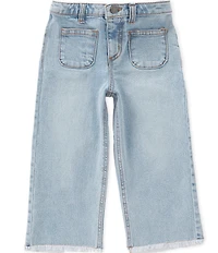 Copper Key Little Girls Flare Sailor Jeans