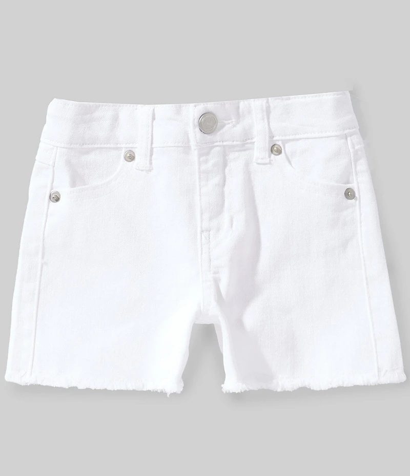 Copper Key Little Girls Frayed Hem High Rise Cut Off Denim Shorts