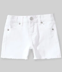 Copper Key Little Girls Frayed Hem High Rise Cut Off Denim Shorts