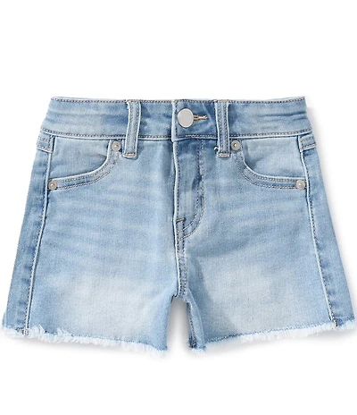 Copper Key Little Girls Frayed Hem High Rise Cut Off Denim Shorts
