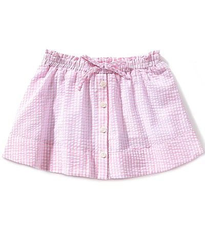 Copper Key Little Girls Gingham Skort