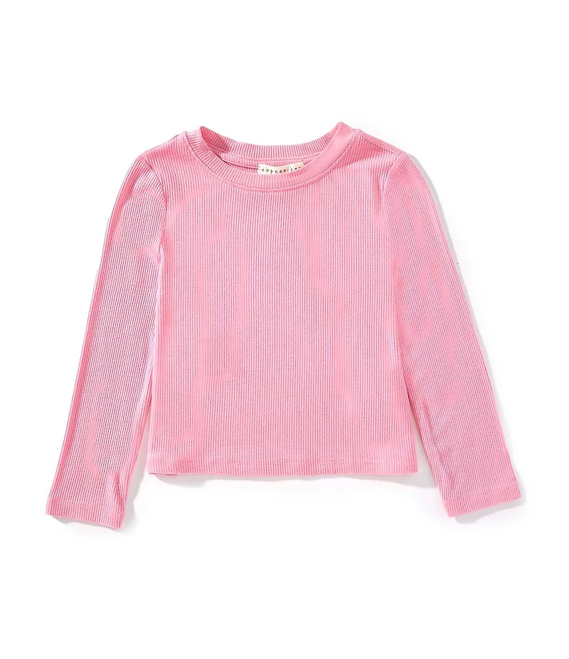 Copper Key Little Girls Long Sleeve T-Shirt