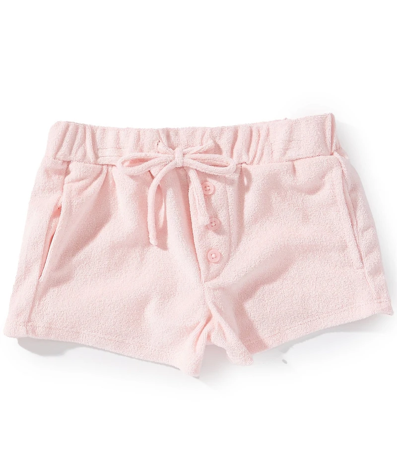 Copper Key Little Girls Terry Cloth Americana Shorts