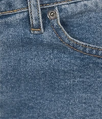 Copper Key Long Cut Off Denim Shorts