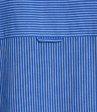 Copper Key Mini Stripe Print Oversized Fit Button-Front Woven Shirt