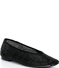Copper Key Nola Mesh Rhinestone Dress Ballet Flats