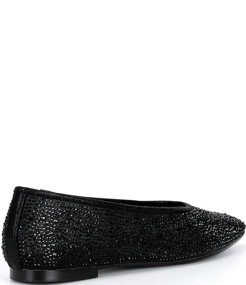 Copper Key Nola Mesh Rhinestone Dress Ballet Flats