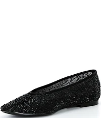 Copper Key Nola Mesh Rhinestone Dress Ballet Flats