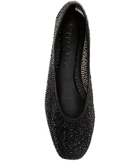 Copper Key Nola Mesh Rhinestone Dress Ballet Flats