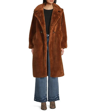 Copper Key Oversized Teddy Coat