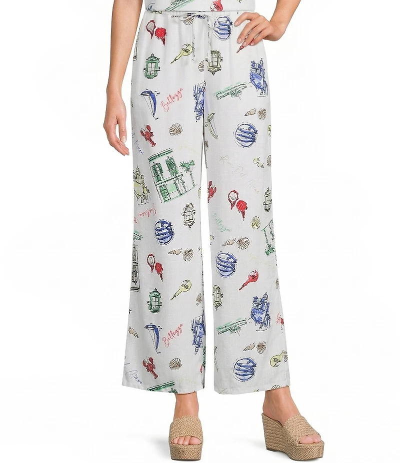 Copper Key Printed Coordinating Chelsea Pants