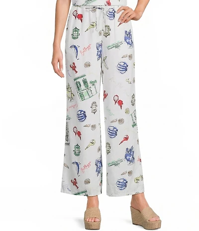 Copper Key Printed Coordinating Chelsea Pants
