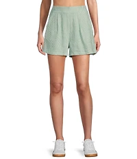Copper Key Linen Stripe Coordinating Pull On Shorts